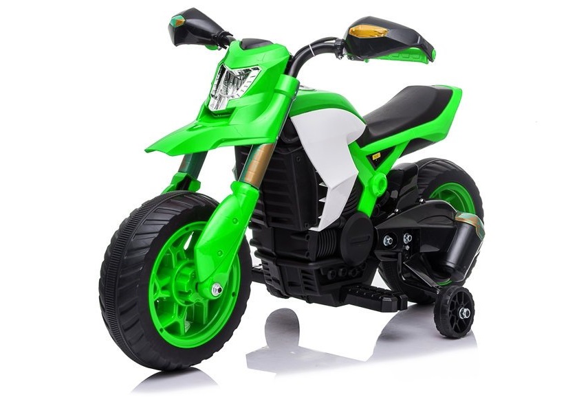 dětská elektrická motorka sport zelená